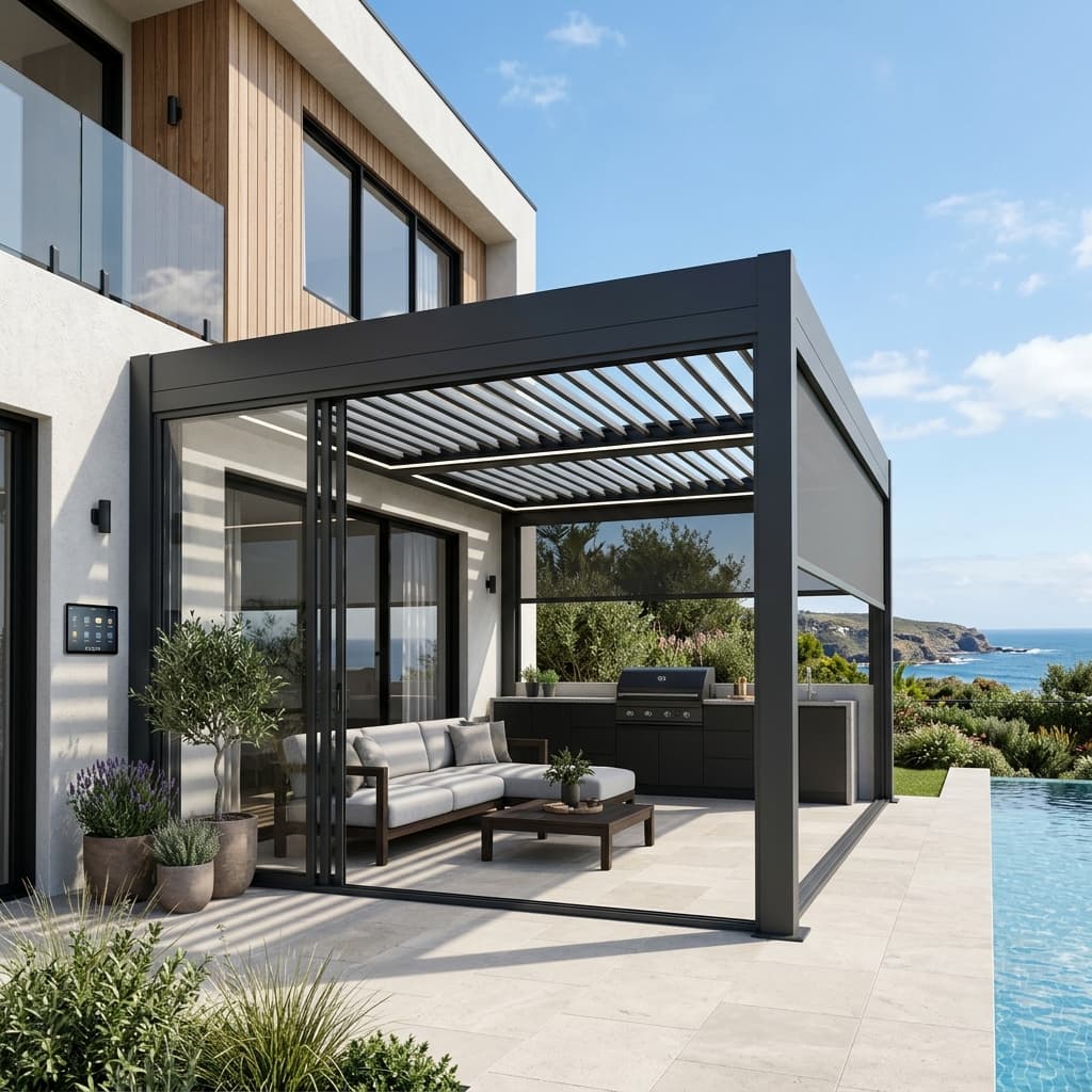 Pergola Bioclimatique sur Terrasse Biarritz
